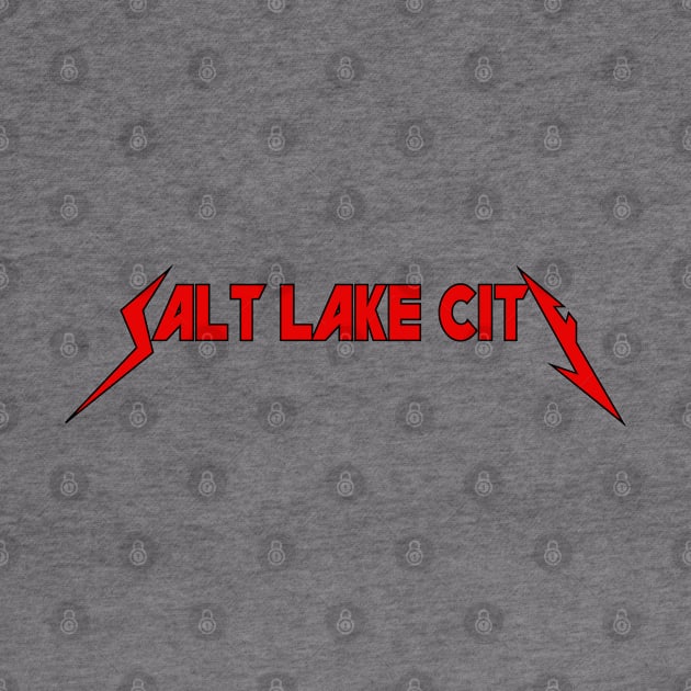 Salt Lake City - Typography Art by Nebula Station